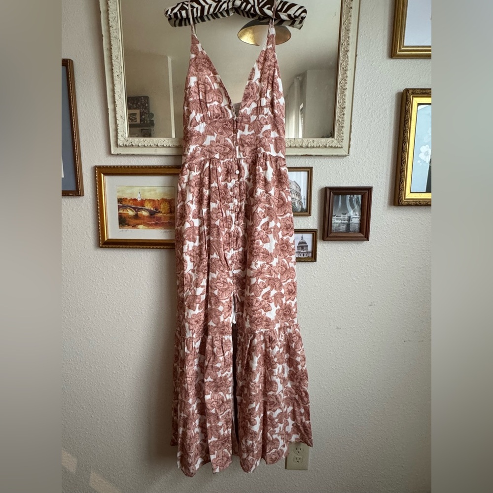 Abercrombie & Fitch Floral Tiered Maxi Dress